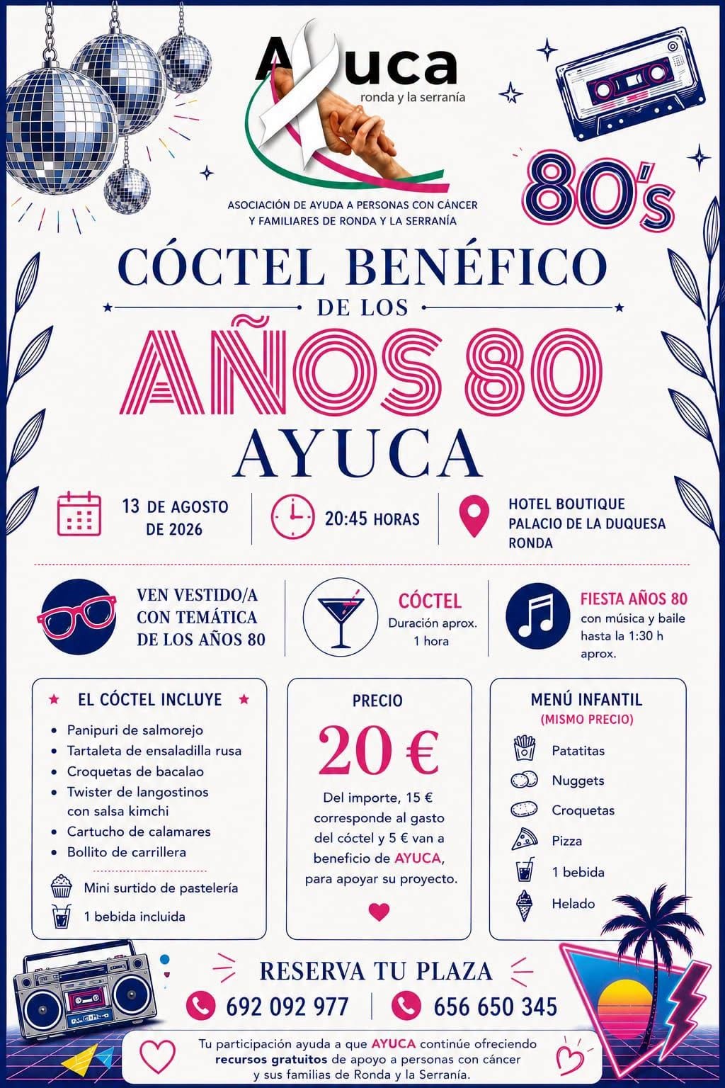 Agosto 13.2026 Evento solidario Ayuca